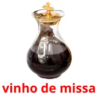 vinho de missa cartões com imagens