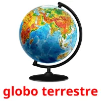 globo terrestre cartões com imagens