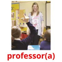 professor(a) picture flashcards
