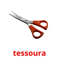 tessoura cartões com imagens