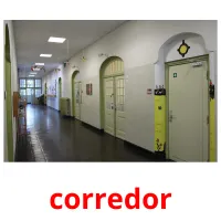 corredor cartões com imagens