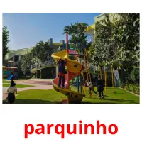 parquinho cartões com imagens