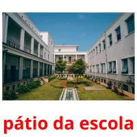 pátio da escola picture flashcards