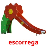 escorrega cartões com imagens