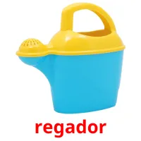 regador cartões com imagens