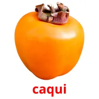 caqui flashcards illustrate