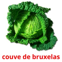 couve de bruxelas Tarjetas didacticas