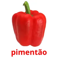 pimentão Tarjetas didacticas