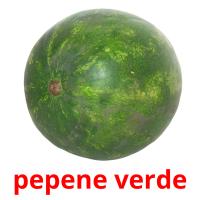 pepene verde picture flashcards