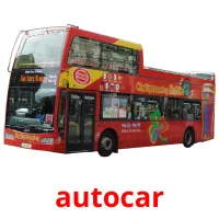 autocar picture flashcards