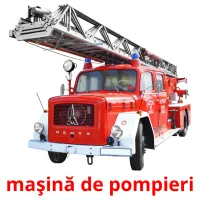 maşină de pompieri picture flashcards