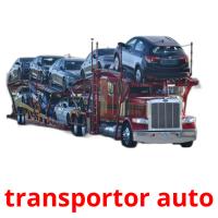 transportor auto picture flashcards