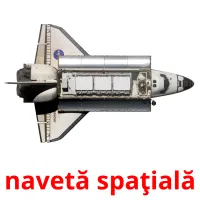 navetă spaţială flashcards illustrate