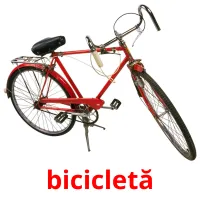 bicicletă flashcards illustrate