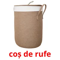 coș de rufe flashcards illustrate