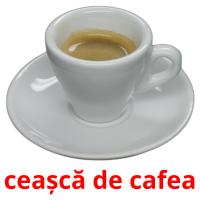 ceașcă de cafea flashcards illustrate