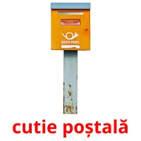 cutie poștală Bildkarteikarten