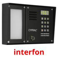 interfon picture flashcards