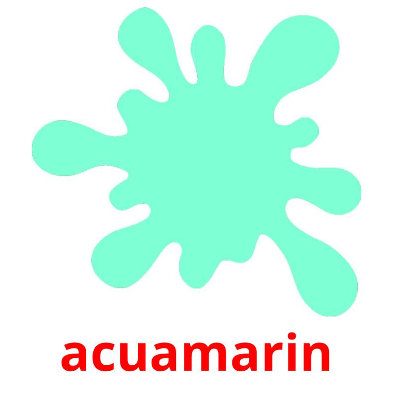 acuamarin flashcards illustrate
