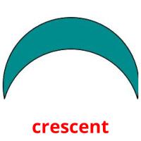 crescent flashcards illustrate