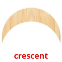 crescent flashcards illustrate