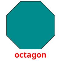 octagon cartões com imagens
