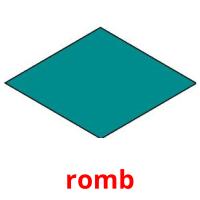 romb flashcards illustrate