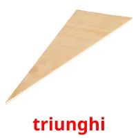 triunghi flashcards illustrate