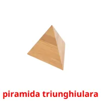 piramida triunghiulara Tarjetas didacticas