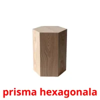 prisma hexagonala Tarjetas didacticas