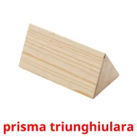 prisma triunghiulara flashcards illustrate