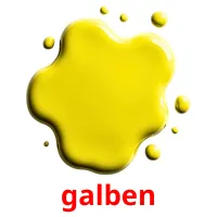 galben Bildkarteikarten