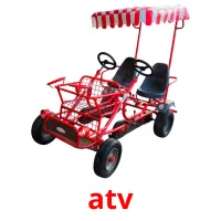 atv cartões com imagens