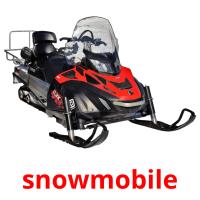 snowmobile picture flashcards