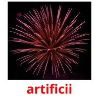 artificii cartões com imagens