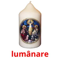 lumânare cartões com imagens