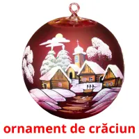 ornament de crăciun cartões com imagens