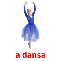 a dansa flashcards illustrate