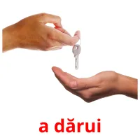 a dărui flashcards illustrate