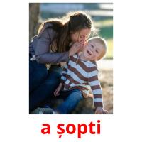a șopti picture flashcards