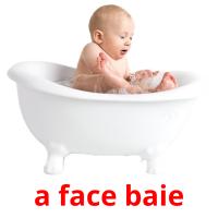 a face baie flashcards illustrate