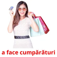 a face cumpărături ansichtkaarten