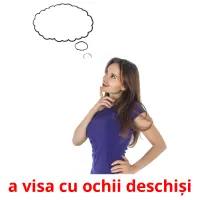 a visa cu ochii deschiși Tarjetas didacticas