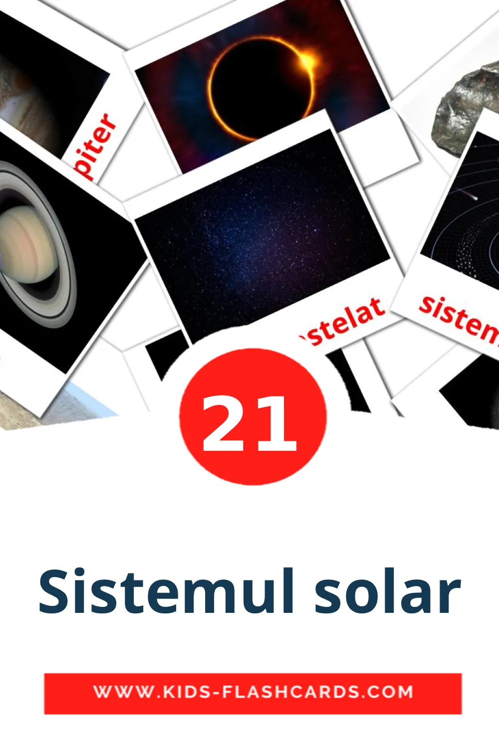 21 Sistemul solar fotokaarten voor kleuters in het roemeense