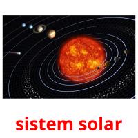 sistem solar Bildkarteikarten
