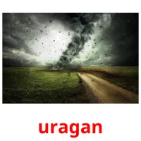 uragan Bildkarteikarten