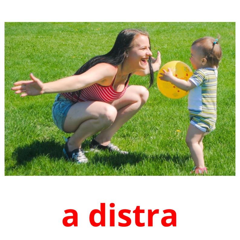 a distra picture flashcards
