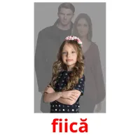 fiică picture flashcards