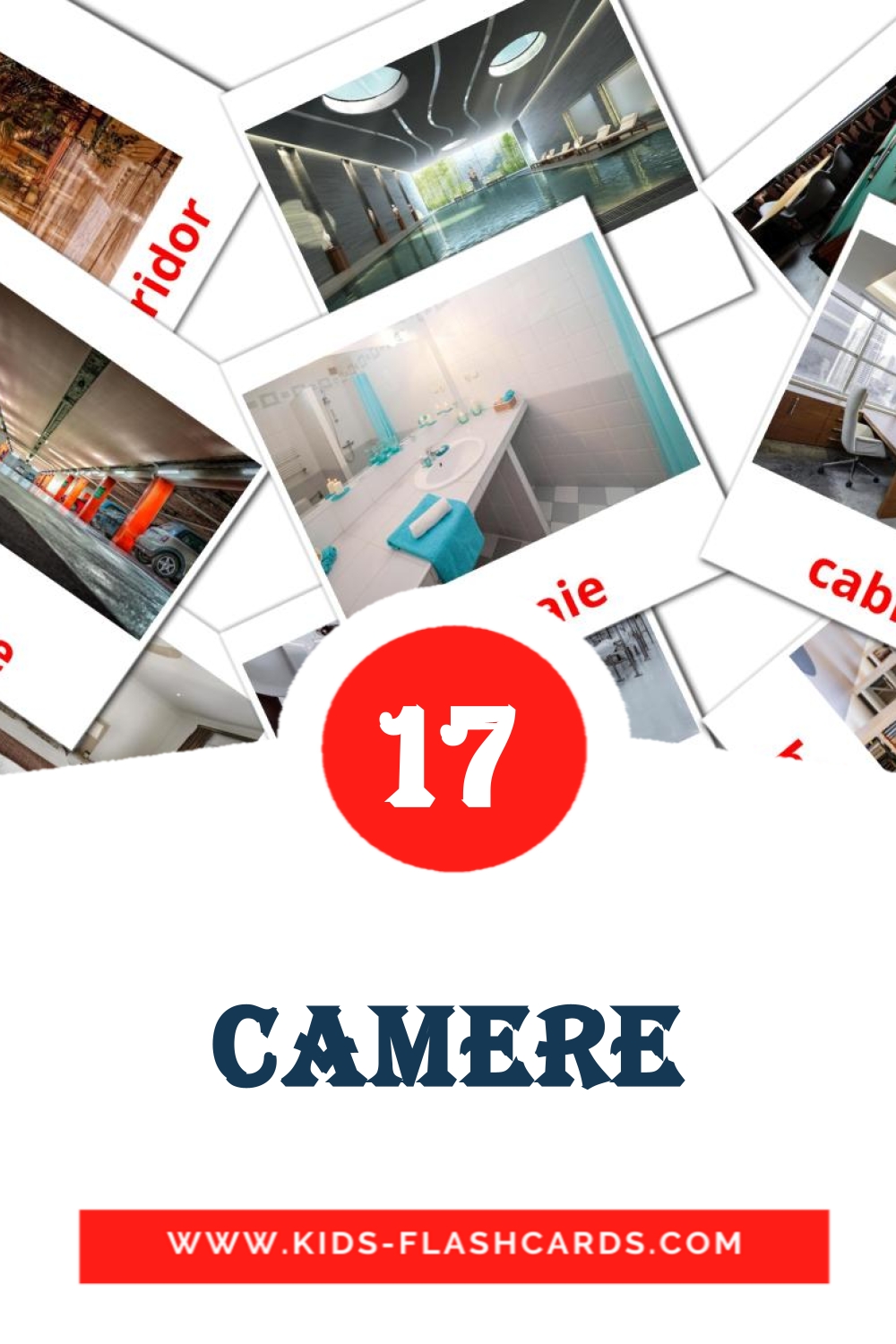 17 Camere fotokaarten voor kleuters in het roemeense