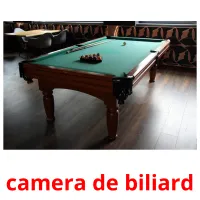 camera de biliard Bildkarteikarten